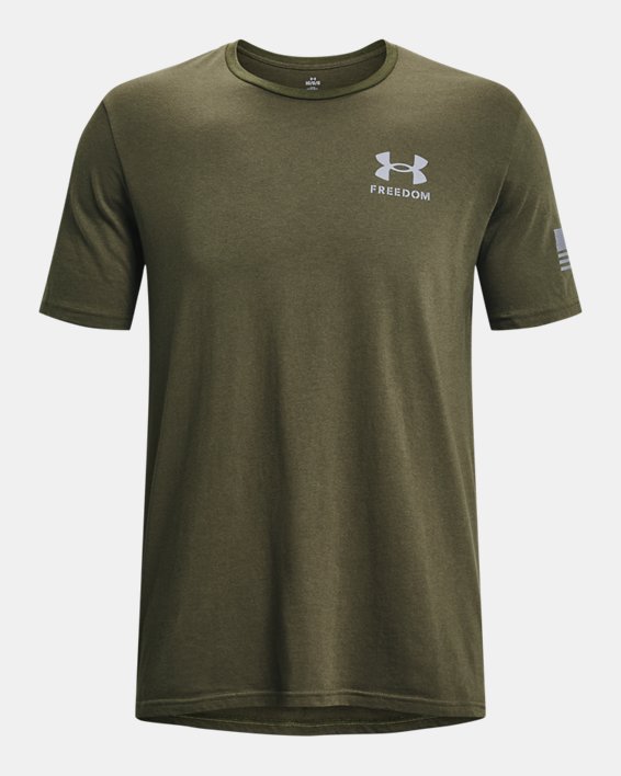 Men's UA Freedom By Land T-Shirt, Green, pdpMainDesktop image number 4